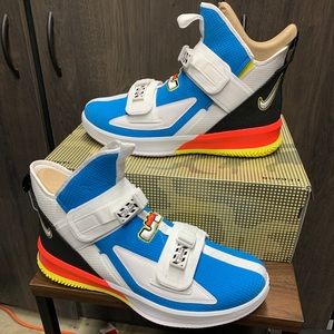 LeBron James Soldier 13 XIII Blue Crimson Size 15
